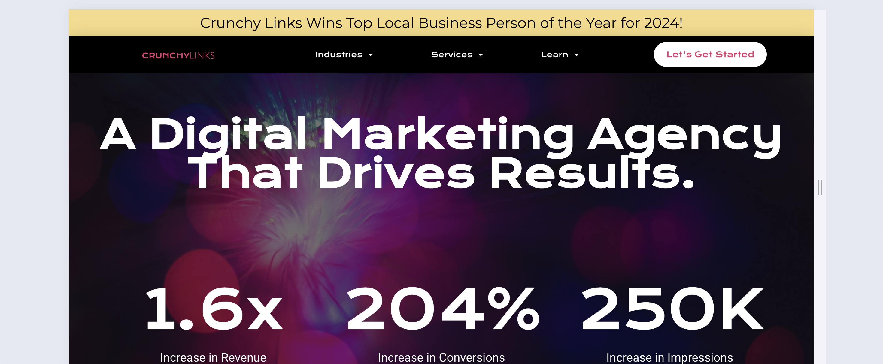 Crunchy Link Dashboard